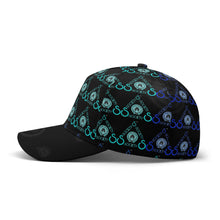Load image into Gallery viewer, S Society Stacked Aqua Baseball Cap w/ Drawstring Bag