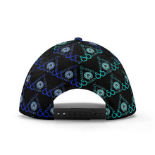 Load image into Gallery viewer, S Society Stacked Aqua Baseball Cap w/ Drawstring Bag