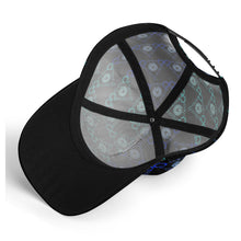 Load image into Gallery viewer, S Society Stacked Aqua Baseball Cap w/ Drawstring Bag