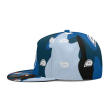 Load image into Gallery viewer, S Society Wavy Blue Camouflage Classic Snapbacks (FREE DRAWSTRING BAG)