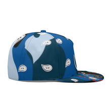 Load image into Gallery viewer, S Society Wavy Blue Camouflage Classic Snapbacks (FREE DRAWSTRING BAG)