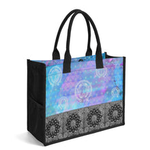 Load image into Gallery viewer, S Society Crystal BP x Stacked Button Closure Tote Bag