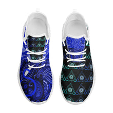 Load image into Gallery viewer, S Society Cali Blue X Stacked Mesh Knit Sneakers