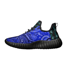 Load image into Gallery viewer, S Society Cali Blue X Stacked Mesh Knit Sneakers