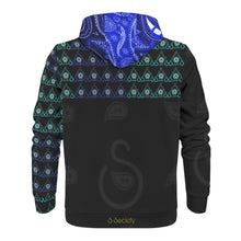 Load image into Gallery viewer, S Society Cali Blue X Stacked Premiere Unisex Hoodie