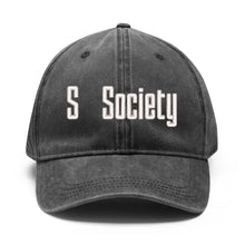 Load image into Gallery viewer, S Society Minding My Business Four Sides Embroidered Denim Baseball Cap