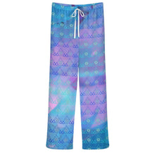 Load image into Gallery viewer, S Society Crystal BP Women's See Through Swimsuit Bottom Cover Up Straight Leg Pants (FREE TOTE BAG)