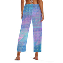 Load image into Gallery viewer, S Society Crystal BP Women's See Through Swimsuit Bottom Cover Up Straight Leg Pants (FREE TOTE BAG)