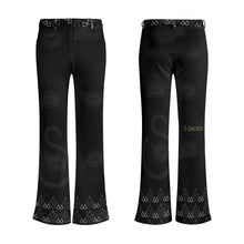 Load image into Gallery viewer, S Society Stacked x Fade Blk Unisex Elegant Flare Pants