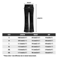 Load image into Gallery viewer, S Society Stacked x Fade Blk Unisex Elegant Flare Pants