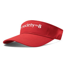 Load image into Gallery viewer, S Society Sport Plus Equal 8 Embroidered Sun Visor Hat