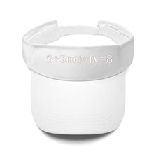 Load image into Gallery viewer, S Society Sport Plus Equal 8 Embroidered Sun Visor Hat