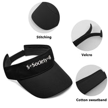 Load image into Gallery viewer, S Society Sport Plus Equal 8 Embroidered Sun Visor Hat