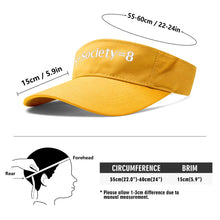 Load image into Gallery viewer, S Society Sport Plus Equal 8 Embroidered Sun Visor Hat