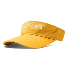 Load image into Gallery viewer, S Society Sport Plus Equal 8 Embroidered Sun Visor Hat