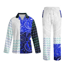 Load image into Gallery viewer, S Society Cali X Sacked White Shield Notch Collar Long-Sleeve Luxury Set