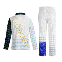 Load image into Gallery viewer, S Society Cali X Sacked White Shield Notch Collar Long-Sleeve Luxury Set