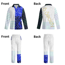 Load image into Gallery viewer, S Society Cali X Sacked White Shield Notch Collar Long-Sleeve Luxury Set