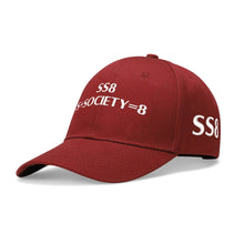 Load image into Gallery viewer, S Society SS8 Sport Anonymous Embroidered Adjustable Flat Baseball Cap