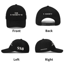 Load image into Gallery viewer, S Society SS8 Sport Anonymous Embroidered Adjustable Flat Baseball Cap