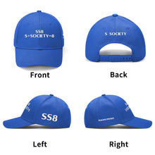 Load image into Gallery viewer, S Society SS8 Sport Anonymous Embroidered Adjustable Flat Baseball Cap