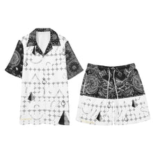 Load image into Gallery viewer, S Society Elements Spine BGW x Grand Mens Regular Fit Hawaiian Short Sleeve Shirt and Shorts Set