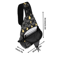 Load image into Gallery viewer, S Society Tru Luck Re-Born Unisex Chest Crossbody Bag with Adjustable Strap
