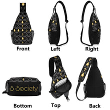 Load image into Gallery viewer, S Society Tru Luck Re-Born Unisex Chest Crossbody Bag with Adjustable Strap