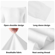 Load image into Gallery viewer, S Society Crystal BP X Stacked Off The Shoulder Long Sleeve Elegant Dress