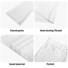 Load image into Gallery viewer, S Society Stacked x Fade Blk Unisex Elegant Flare Pants