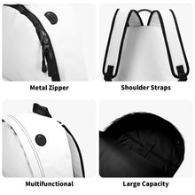 Load image into Gallery viewer, S Society Grand x Stacked Blk 17 Inch Leather Backpack