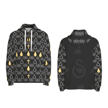 Load image into Gallery viewer, S Society Tru Luck Re-Born Unisex Half Button Hoodie