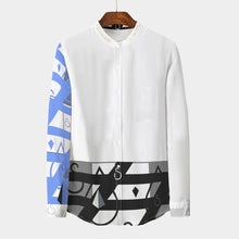Load image into Gallery viewer, S Society Element Cross Blend Stand Collar Shirt Long Sleeve Flax