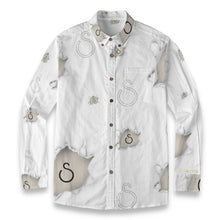 Load image into Gallery viewer, S Society Soul Searching Luxury Cotton Casual Lapel Long Sleeve Shirt