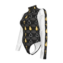 Load image into Gallery viewer, S Society Tru Luck Re-Born Turtleneck Bodysuit With Puff Sleeve