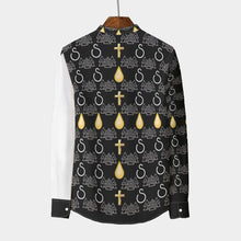 Load image into Gallery viewer, S Society Tru Luck Re-Born Stand Collar Shirt With Long Sleeve