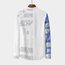 Load image into Gallery viewer, S Society Element Cross Blend Stand Collar Shirt Long Sleeve Flax