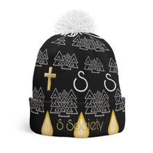 Load image into Gallery viewer, S Society Tru Luck Re-Born Knitted Hat With Pom-Pom