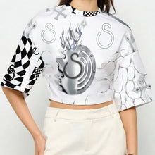 Load image into Gallery viewer, S Society High Cross x Flag Race Unisex Crop Top