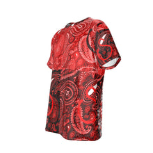 Load image into Gallery viewer, S Society Cali X Red Unisex Velvet T-Shirt