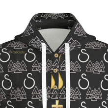 Load image into Gallery viewer, S Society Tru Luck Re-Born Unisex Half Button Hoodie