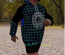 Load image into Gallery viewer, S Society Stacked Blue Cali x Heavy Fleece Hoodie