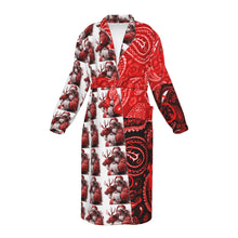 Load image into Gallery viewer, S Society Astro Santa x Cali Red Unisex Christmas Heavy Fleece Robe
