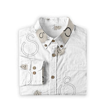 Load image into Gallery viewer, S Society Soul Searching Luxury Cotton Casual Lapel Long Sleeve Shirt