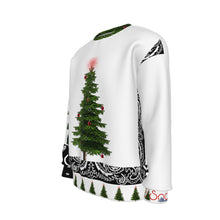 Load image into Gallery viewer, S Society Christmas Tree x Classic Drop-shoulder Knitted Fleece Sweater
