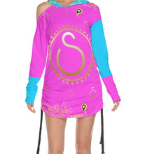 Load image into Gallery viewer, S Society Barbie Girl One-shoulder Dress With Waist String