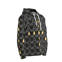 Load image into Gallery viewer, S Society Tru Luck Re-Born Unisex Half Button Hoodie