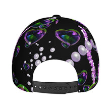 Load image into Gallery viewer, S Society Pearly Hearts Curved Brim Baseball Cap