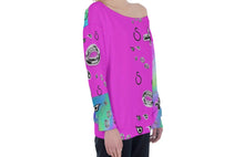 Load image into Gallery viewer, S Society Barbie x Unicorn x Angel Oversized Off-Shoulder Sweatshirt