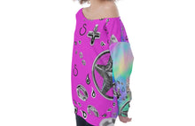 Load image into Gallery viewer, S Society Barbie x Unicorn x Angel Oversized Off-Shoulder Sweatshirt